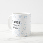 Tasses de café de thème de dentiste (Devant gauche)