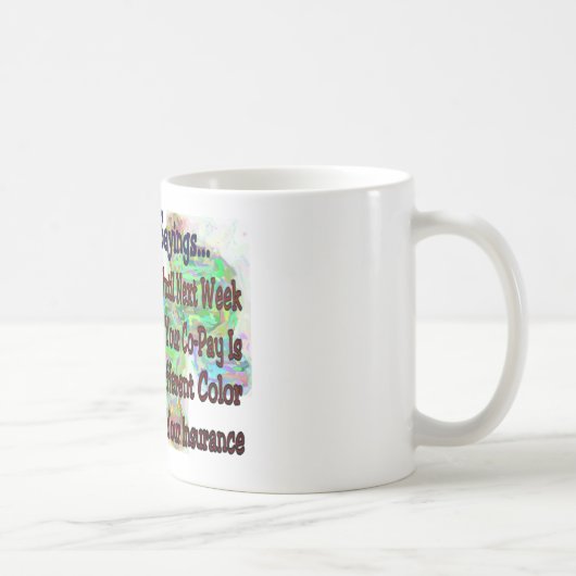 tasses de café d'énonciations de pharmacien (Droite)