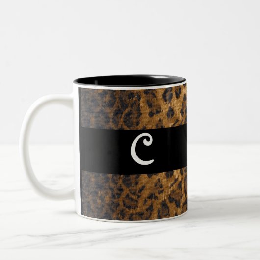 Tasses de café d'initiales de monogramme de (Gauche)