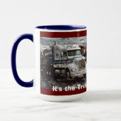 TASSES DE CAFÉ D'INSTALLATION DE CAMION BLANC DE (Gauche)