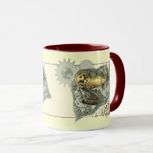 Tasses de café dirigeables de visite d'air de (Devant droit)