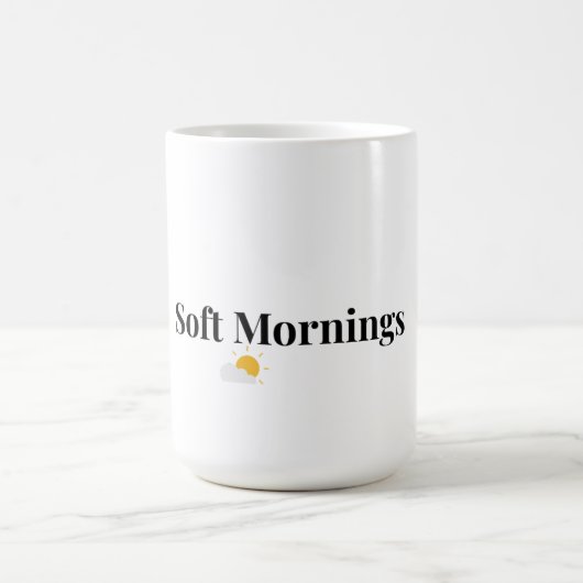 Tasses de café douces pour les matins (Centre)