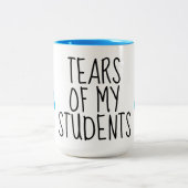 Tasses de café drôle de professeur des larmes de m (Centre)
