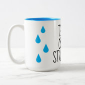 Tasses de café drôle de professeur des larmes de m (Gauche)