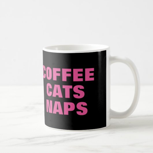 Tasses de café drôles de chat (Droite)
