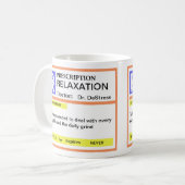 Tasses de café drôles de prescription (Devant gauche)
