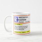 Tasses de café drôles de prescription (Gauche)