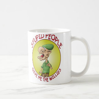 Tasses de café drôles : Personnes stupides