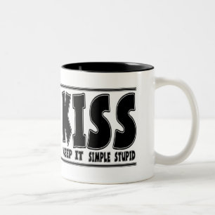 Tasses de café drôles : Principe de baiser