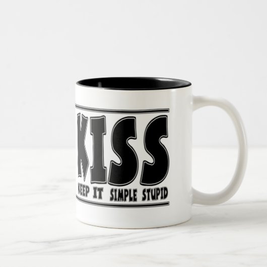 Tasses de café drôles : Principe de baiser (Droit)