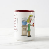 Tasses de café drôles : Si le travail est si (Centre)