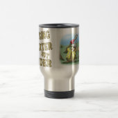 Tasses de café drôles : Travail plus futé (Centre)