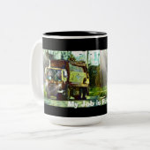 TASSES DE CAFÉ DU CHAUFFEUR DE CAMION DRÔLE DE (Devant gauche)