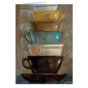 Tasses de café empilées