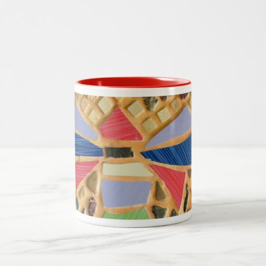 tasses de café en mosaïque (Centre)