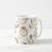 Tasses de café feuilles (Devant droit)