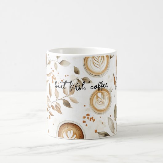 Tasses de café feuilles (Centre)
