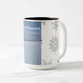 Tasses de café Hiver enneigé (Devant droit)