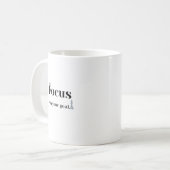 Tasses de café motivationnelles Concentrez-vous s (Devant gauche)