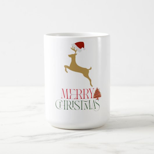 Tasses de café pour les fêtes de Noël modernes (Centre)