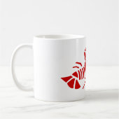 Tasses de café rouges de homard (Gauche)