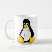 Tasses de café/thé de Linux Tux (Gauche)