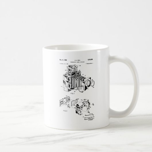 Tasses de café vintages de brevet (Droite)