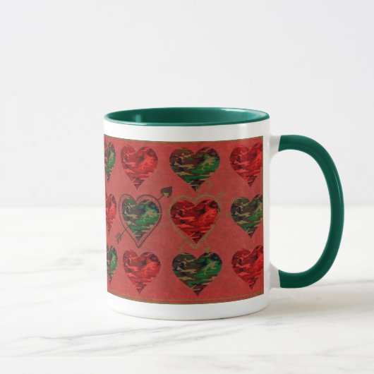 Tasses de camouflage militaire de la Saint-Valenti (Droite)