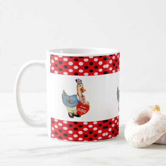 Tasses de canard de la Saint-Valentin (Avec donut)