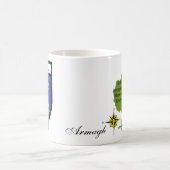 Tasses de carte et de crête d'Armagh du comté (Centre)