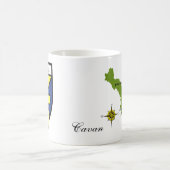 Tasses de carte et de crête de Cavan du comté (Centre)