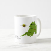 Tasses de carte et de crête de Clare du comté (Devant droit)