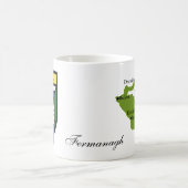 Tasses de carte et de crête de Fermanagh du comté (Centre)