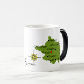 Tasses de carte et de crête de Tyrone du comté (Devant droit)