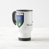 Tasses de carte et de crête de Wicklow du comté (Devant gauche)