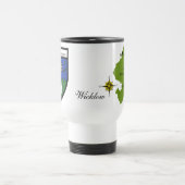 Tasses de carte et de crête de Wicklow du comté (Centre)