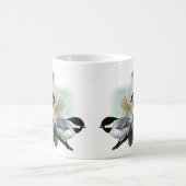 Tasses de chickadee couvertes par noir (Centre)