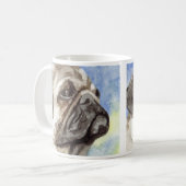 Tasses de chien de carlin (Devant gauche)