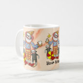 Tasses de clown Singe Chaussette (Devant gauche)
