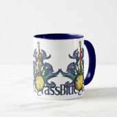 Tasses de conception de banjo de Bluegrass (Devant droit)