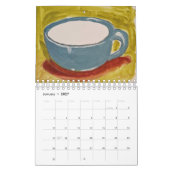 Tasses de couleur par Clancy Calendrier (Jan 2027)