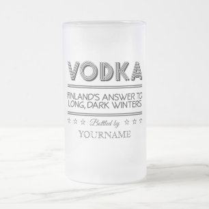 Tasses de coutume de VODKA
