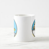 Tasses de dessin animé de chat drôle sans rois (Centre)
