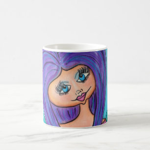 Tasses de femme de caverne - pourpre