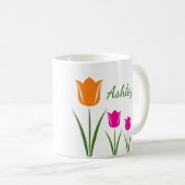 Tasses de fleurs de tulipe (Devant droit)
