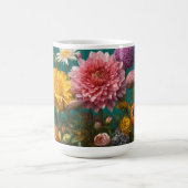 Tasses de fleurs printanières (Centre)