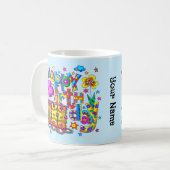 Tasses de gâteau d'anniversaire joyeux (Devant gauche)