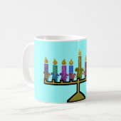 Tasses de Hannukah Menorah d'écureuils (Devant gauche)