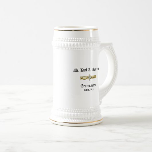 Tasses de KGM Groomsman (Devant droit)