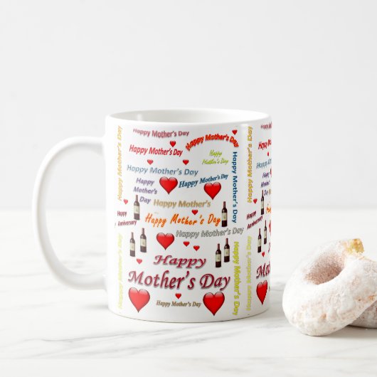 Tasses de la fête des Mères (Avec donut)